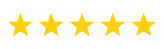 5 star customer rating