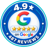 4.9 Star Google Reviews